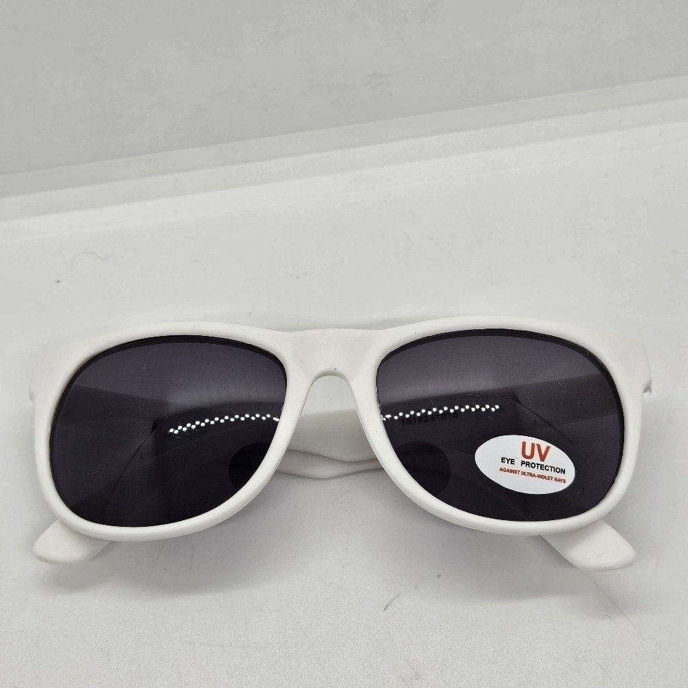 NEW Miami Dolphins white plastic frame sunglasses